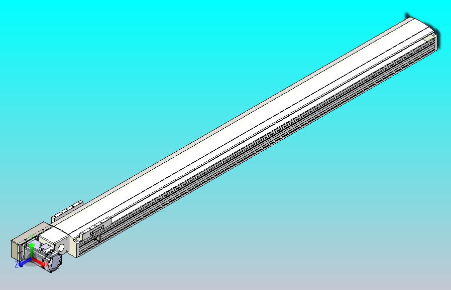皮带直线轴半封闭可选导轨TPA-HNB-140D-120-L1400-ML-C-P40-N3