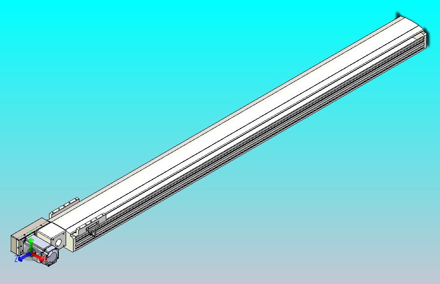皮带直线轴半封闭可选导轨TPA-HNB-140D-120-L1450-ML-C-P40-N3