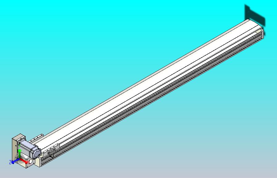 皮带直线轴半封闭可选导轨TPA-HNB-140D-120-L1500-LU-C-P40-N3