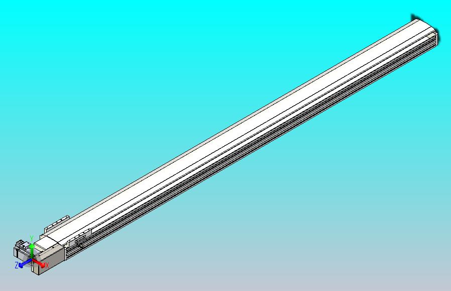 皮带直线轴半封闭可选导轨TPA-HNB-140D-120-L1900-MR-Y-P40-N3