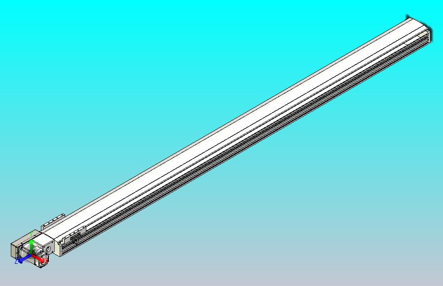 皮带直线轴半封闭可选导轨TPA-HNB-140D-120-L2000-ML-Y-P40-N3