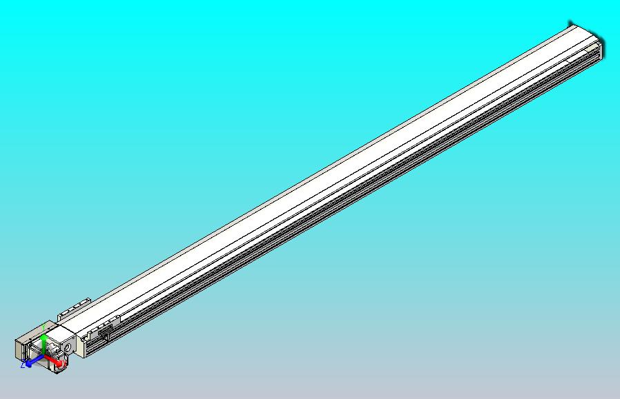 皮带直线轴半封闭可选导轨TPA-HNB-140D-120-L2000-ML-Y-P40-N3