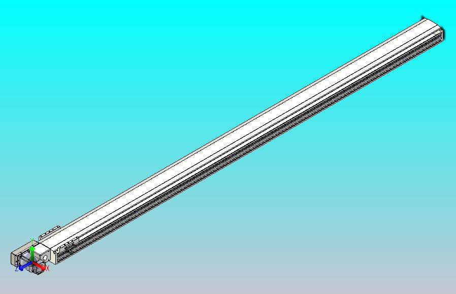 皮带直线轴半封闭可选导轨TPA-HNB-140D-120-L2350-ML-Y-P40-N3