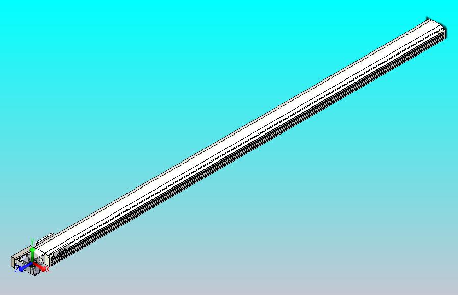 皮带直线轴半封闭可选导轨TPA-HNB-140D-120-L2800-ML-Y-P40-N3