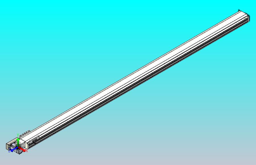 皮带直线轴半封闭可选导轨TPA-HNB-140D-120-L2800-ML-Y-P40-N3