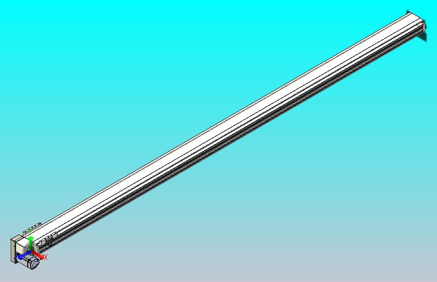 皮带直线轴半封闭可选导轨TPA-HNB-140D-120-L2850-LP-Y-P40-N3