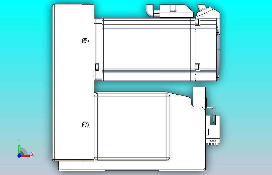 皮带直线轴半封闭可选导轨TPA-HNB-140D-120-L2950-LU-Y-P40-N3