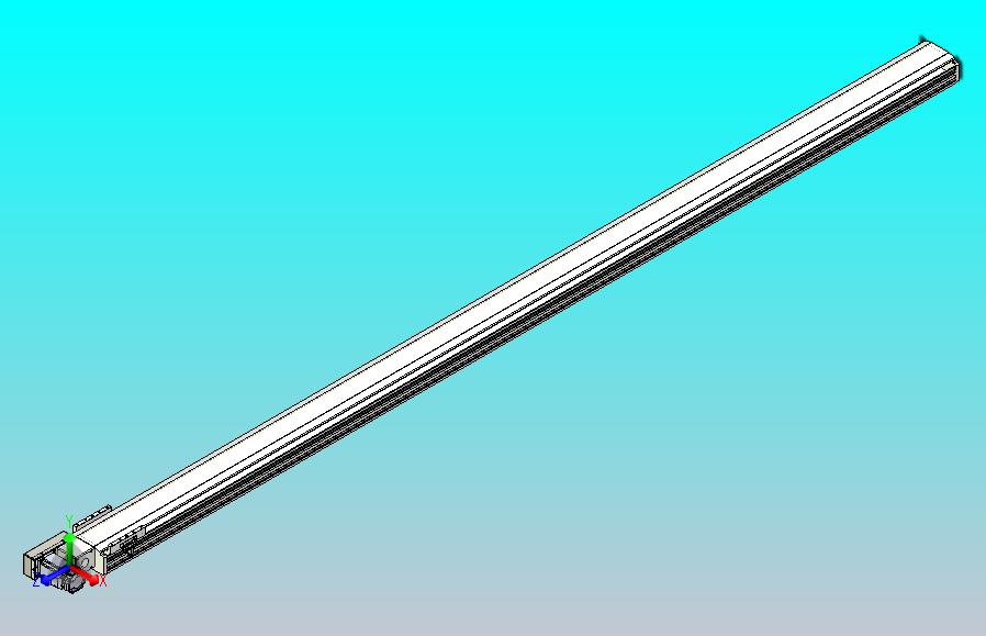 皮带直线轴半封闭可选导轨TPA-HNB-140D-120-L2950-ML-Y-P40-N3