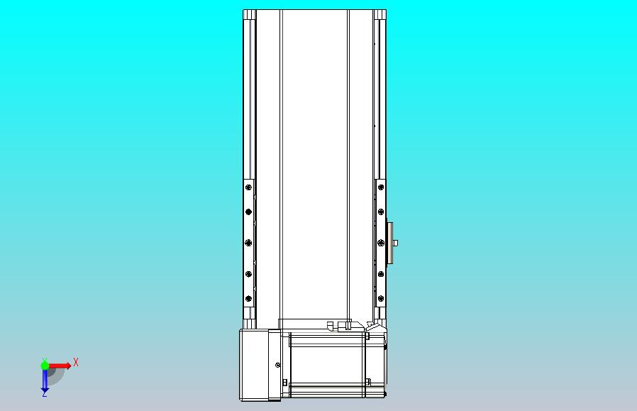 皮带直线轴半封闭可选导轨TPA-HNB-175D-140-L100-LU-Y-P75-N3