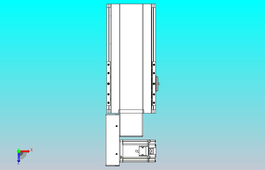 皮带直线轴半封闭可选导轨TPA-HNB-175D-140-L100-ML-Y-P75-N3