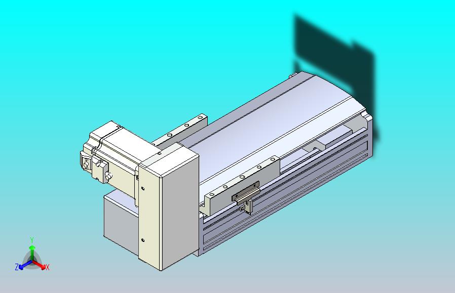 皮带直线轴半封闭可选导轨TPA-HNB-175D-140-L100-RU-Y-P75-N3