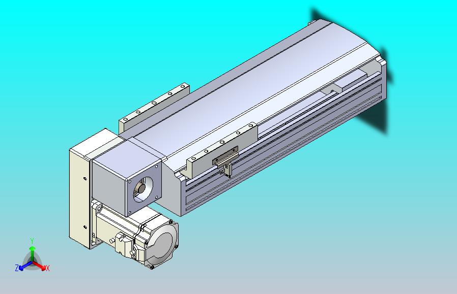 皮带直线轴半封闭可选导轨TPA-HNB-175D-140-L200-LP-Y-P75-N3