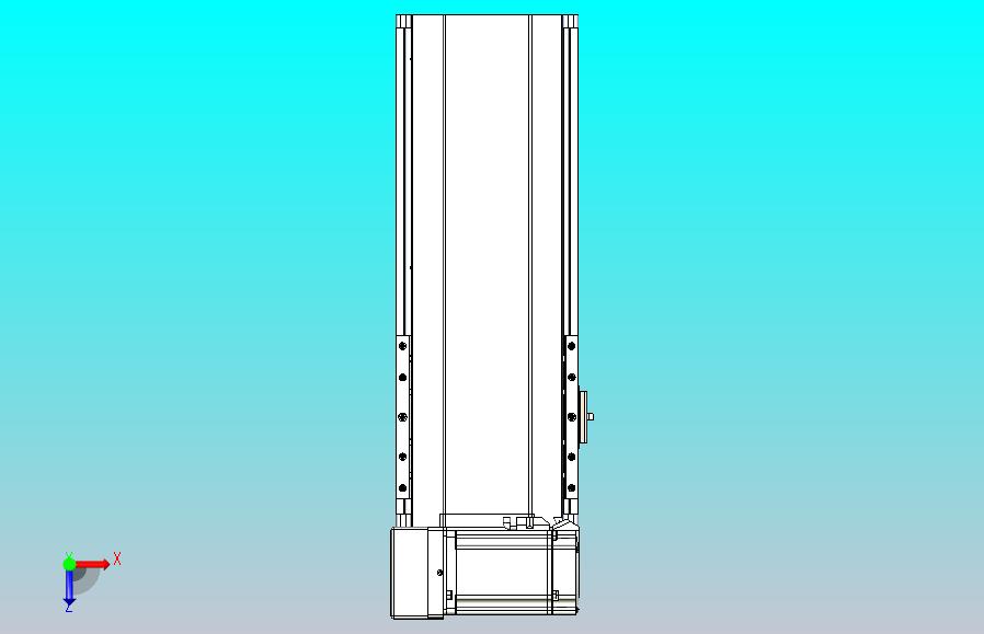 皮带直线轴半封闭可选导轨TPA-HNB-175D-140-L200-LU-Y-P75-N3
