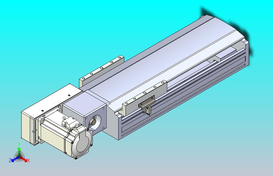 皮带直线轴半封闭可选导轨TPA-HNB-175D-140-L200-ML-Y-P75-N3