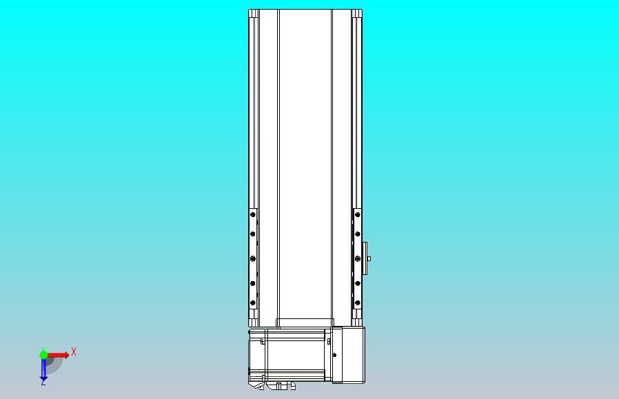 皮带直线轴半封闭可选导轨TPA-HNB-175D-140-L200-RU-Y-P75-N3
