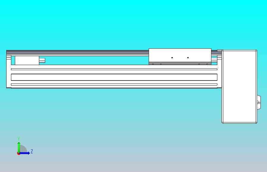 皮带直线轴半封闭可选导轨TPA-HNB-175D-140-L250-LP-Y-P75-N3