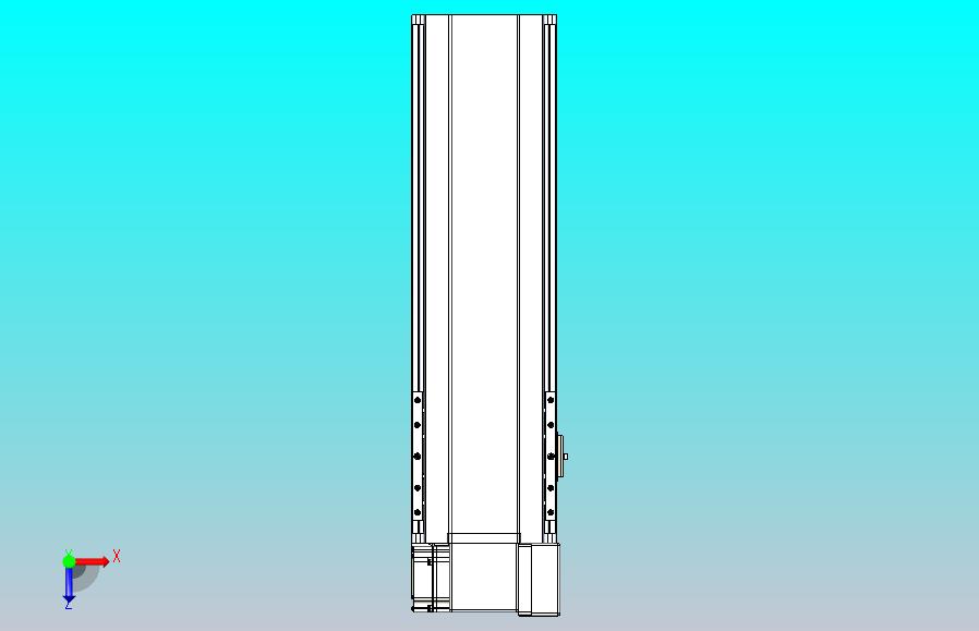 皮带直线轴半封闭可选导轨TPA-HNB-175D-140-L350-RP-Y-P75-N3