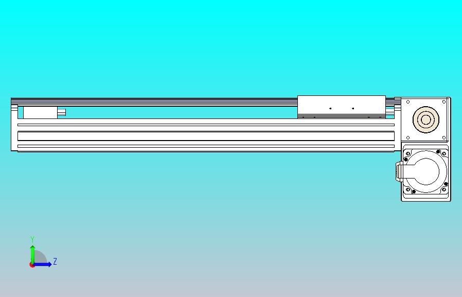 皮带直线轴半封闭可选导轨TPA-HNB-175D-140-L400-RP-Y-P75-N3