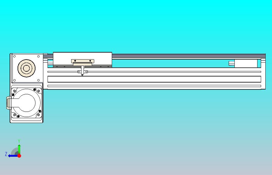 皮带直线轴半封闭可选导轨TPA-HNB-175D-140-L300-LP-Y-P75-N3