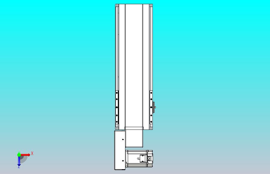皮带直线轴半封闭可选导轨TPA-HNB-175D-140-L300-ML-Y-P75-N3