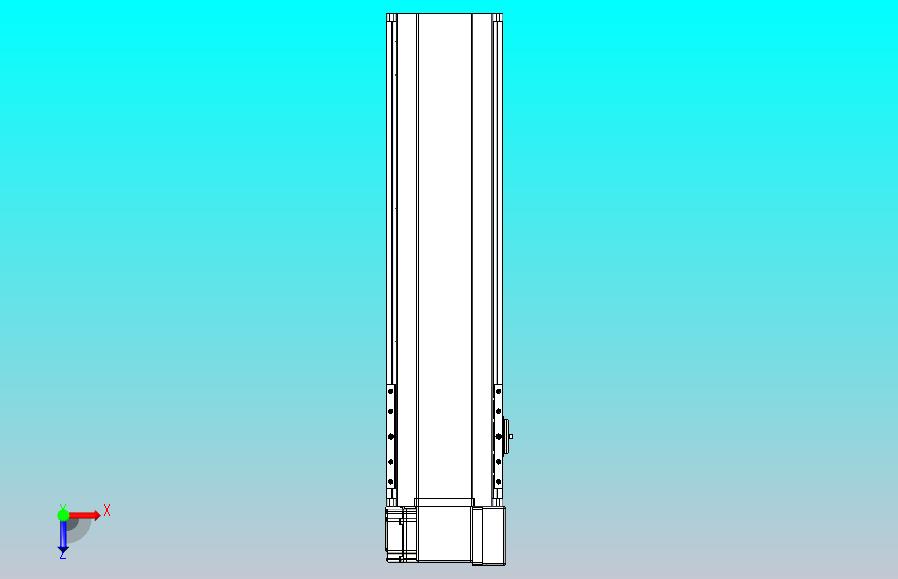皮带直线轴半封闭可选导轨TPA-HNB-175D-140-L450-RP-Y-P75-N3