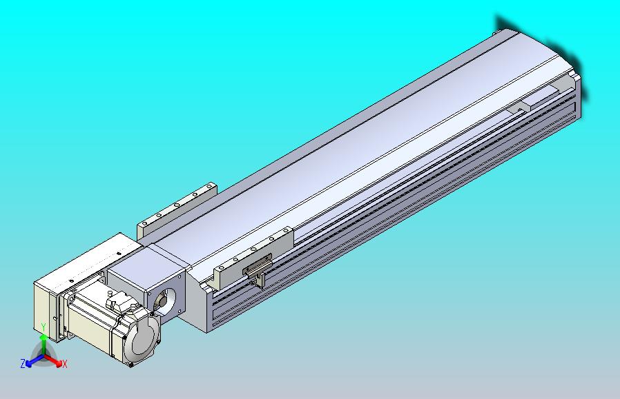 皮带直线轴半封闭可选导轨TPA-HNB-175D-140-L500-ML-Y-P75-N3