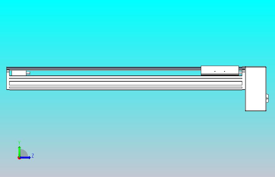 皮带直线轴半封闭可选导轨TPA-HNB-175D-140-L700-LP-Y-P75-N3
