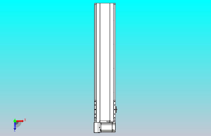 皮带直线轴半封闭可选导轨TPA-HNB-175D-140-L700-LU-Y-P75-N3