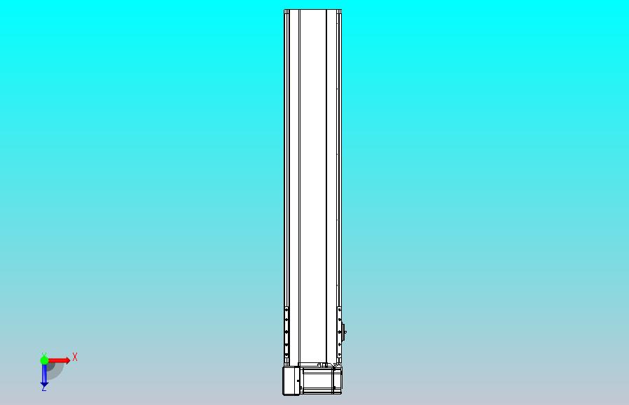 皮带直线轴半封闭可选导轨TPA-HNB-175D-140-L800-LU-Y-P75-N3