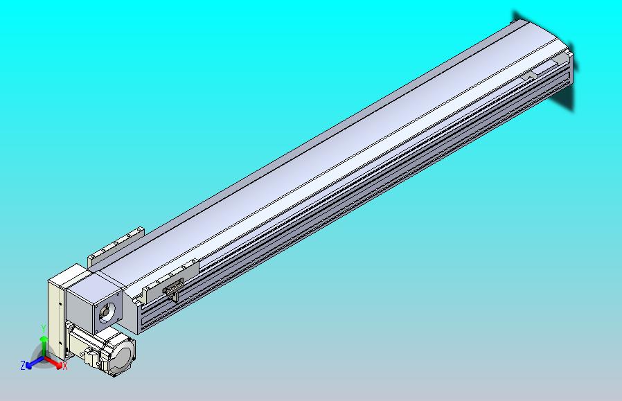皮带直线轴半封闭可选导轨TPA-HNB-175D-140-L1000-LP-Y-P75-N3