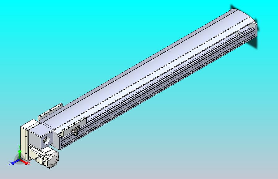 皮带直线轴半封闭可选导轨TPA-HNB-175D-140-L1050-LP-Y-P75-N3