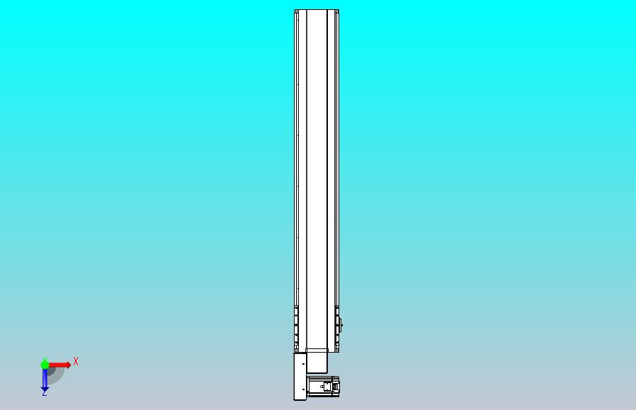 皮带直线轴半封闭可选导轨TPA-HNB-175D-140-L1050-ML-Y-P75-N3