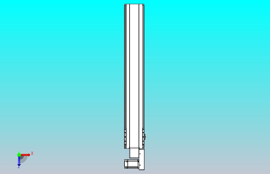 皮带直线轴半封闭可选导轨TPA-HNB-175D-140-L1000-MR-Y-P75-N3