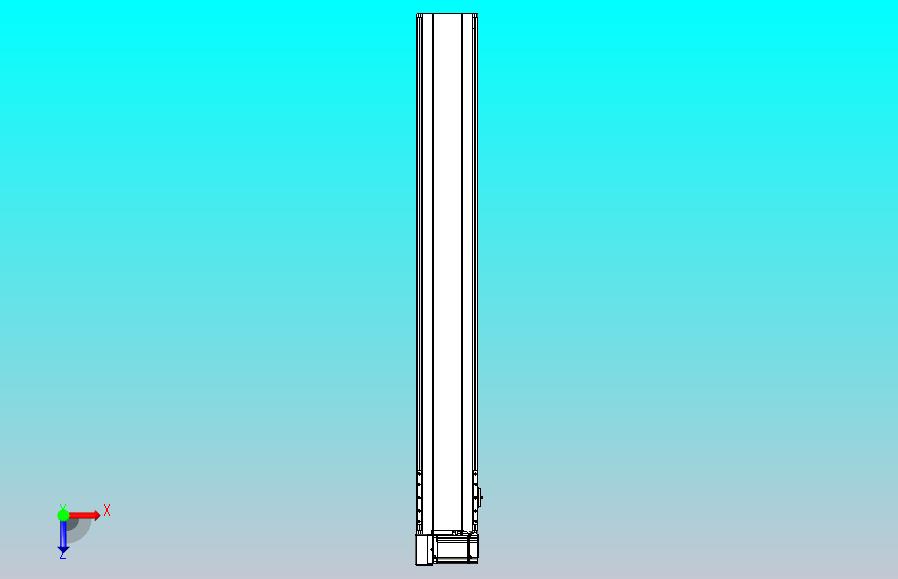 皮带直线轴半封闭可选导轨TPA-HNB-175D-140-L1200-LU-Y-P75-N3