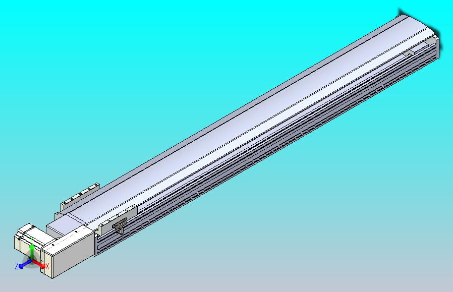 皮带直线轴半封闭可选导轨TPA-HNB-175D-140-L1200-MR-Y-P75-N3