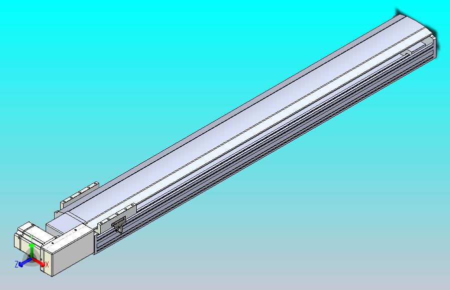 皮带直线轴半封闭可选导轨TPA-HNB-175D-140-L1200-MR-Y-P75-N3