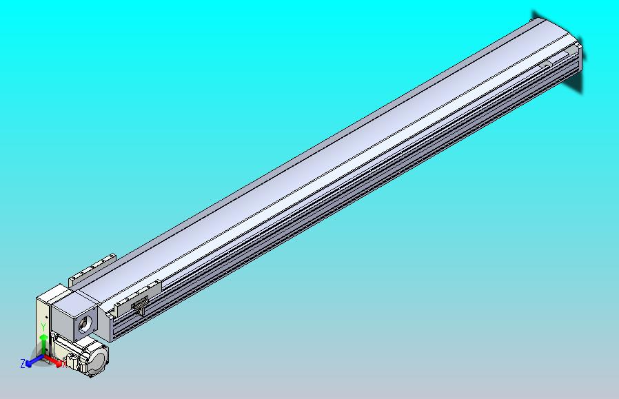 皮带直线轴半封闭可选导轨TPA-HNB-175D-140-L1400-LP-Y-P75-N3