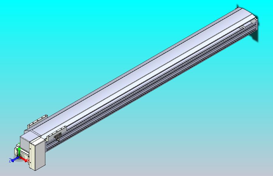 皮带直线轴半封闭可选导轨TPA-HNB-175D-140-L1500-RP-Y-P75-N3