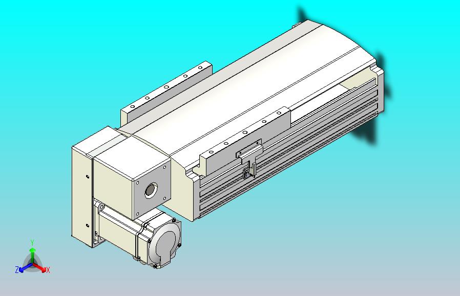 皮带直线轴半封闭可选导轨TPA-HNB-202D-140-L100-LP-Y-P75-N3