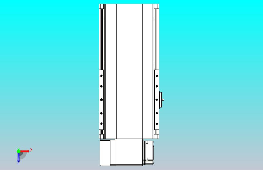皮带直线轴半封闭可选导轨TPA-HNB-202D-140-L100-LP-Y-P75-N3