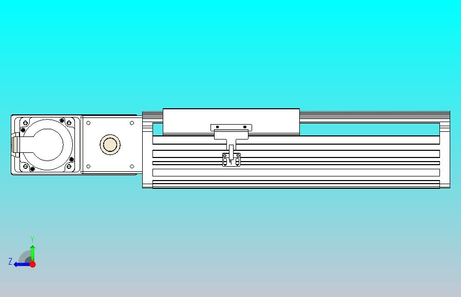 皮带直线轴半封闭可选导轨TPA-HNB-202D-140-L100-ML-Y-P75-N3