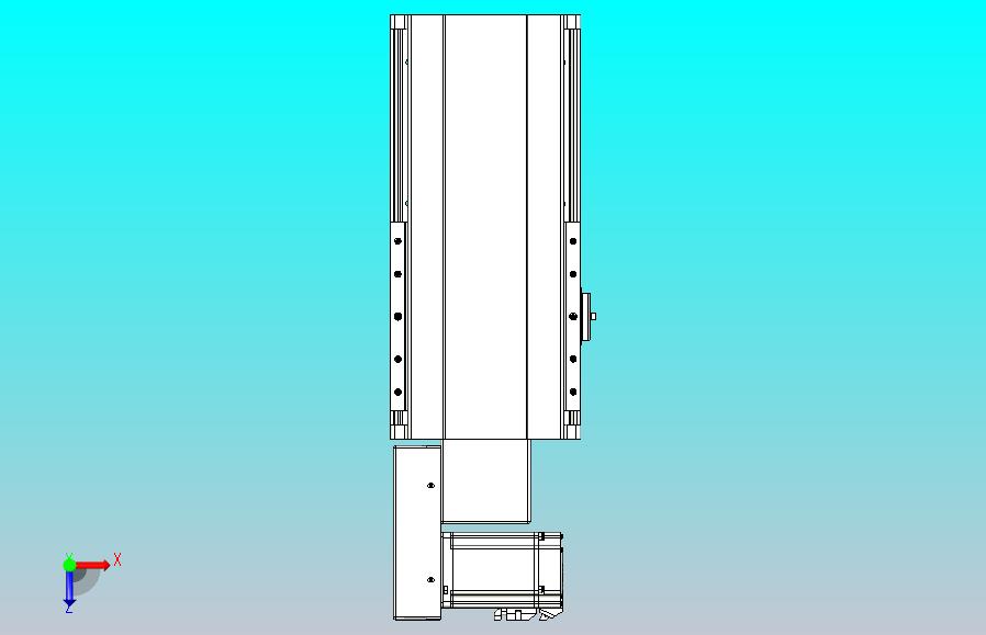 皮带直线轴半封闭可选导轨TPA-HNB-202D-140-L100-ML-Y-P75-N3