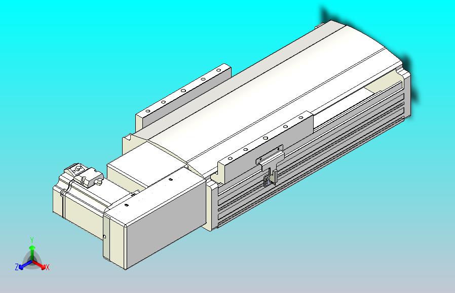 皮带直线轴半封闭可选导轨TPA-HNB-202D-140-L100-MR-C-P75-N3