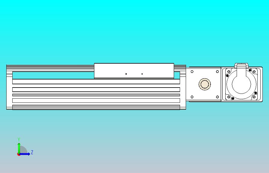 皮带直线轴半封闭可选导轨TPA-HNB-202D-140-L100-MR-C-P75-N3