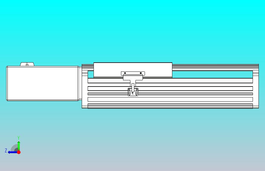 皮带直线轴半封闭可选导轨TPA-HNB-202D-140-L100-MR-Y-P75-N3