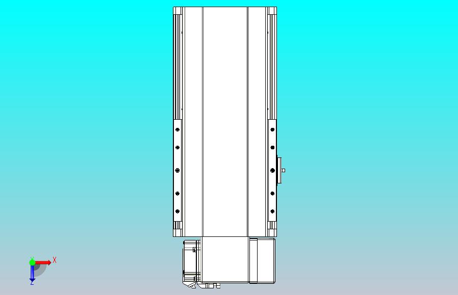 皮带直线轴半封闭可选导轨TPA-HNB-202D-140-L100-RP-Y-P75-N3