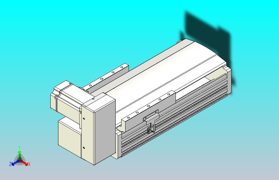 皮带直线轴半封闭可选导轨TPA-HNB-202D-140-L100-RU-C-P75-N3