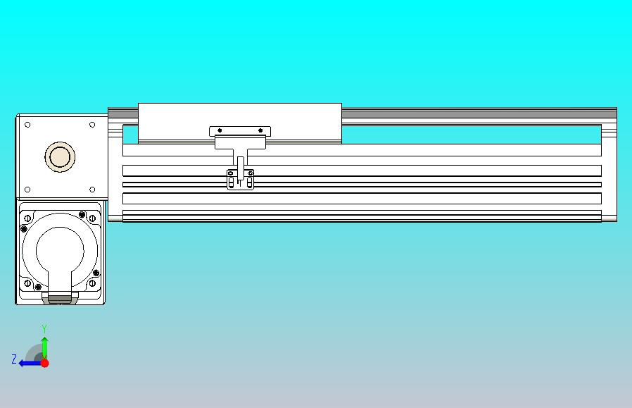 皮带直线轴半封闭可选导轨TPA-HNB-202D-140-L150-LP-C-P75-N3