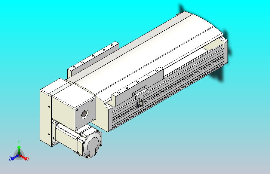 皮带直线轴半封闭可选导轨TPA-HNB-202D-140-L150-LP-Y-P75-N3
