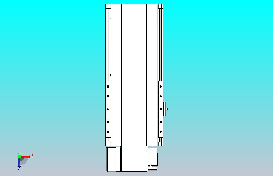 皮带直线轴半封闭可选导轨TPA-HNB-202D-140-L150-LP-Y-P75-N3